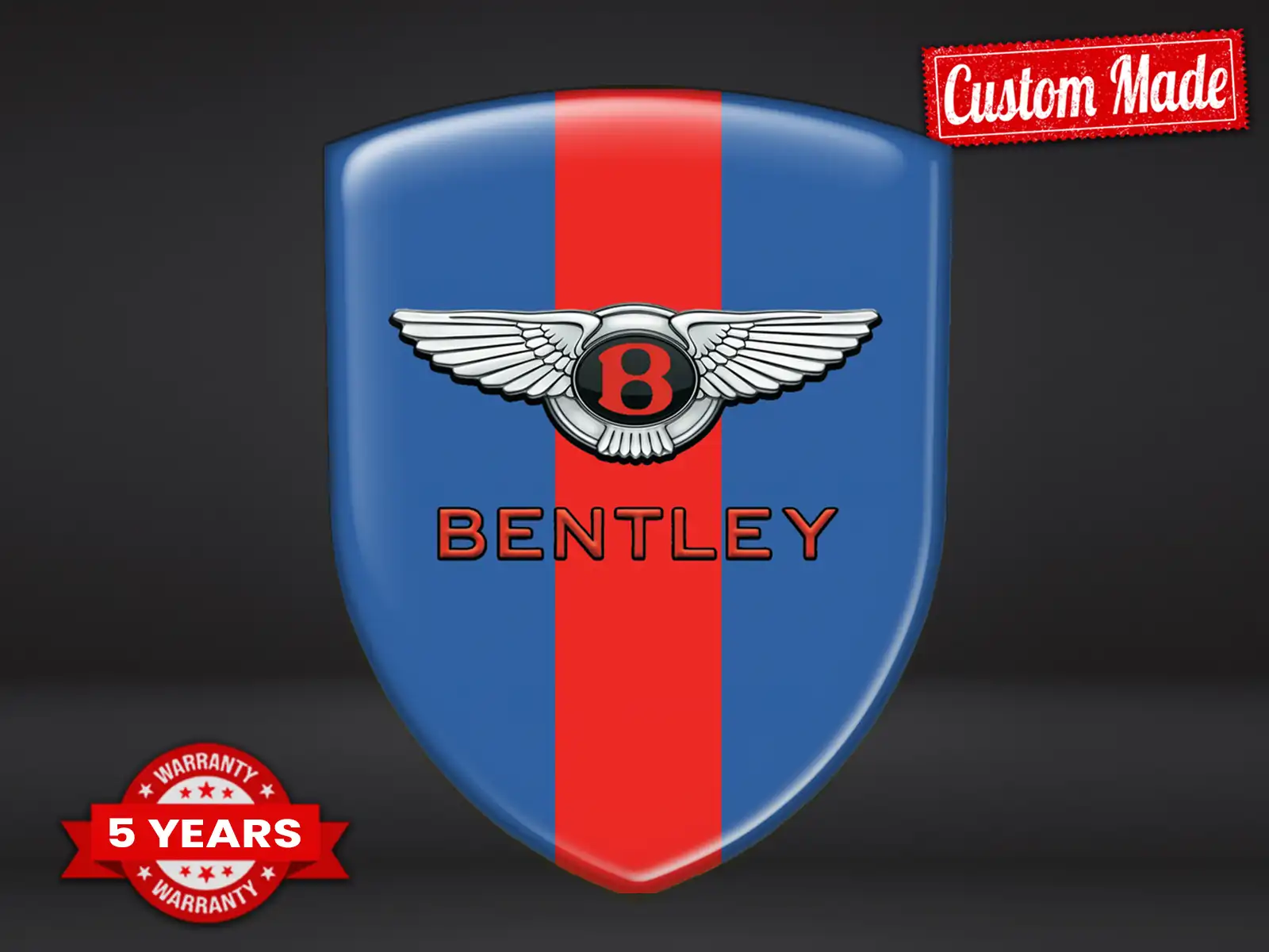 Bentley Stickers Résine Qualité Perso Badges Auto Supérieurs